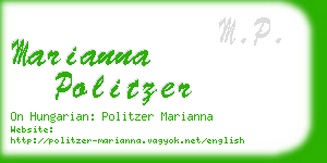 marianna politzer business card